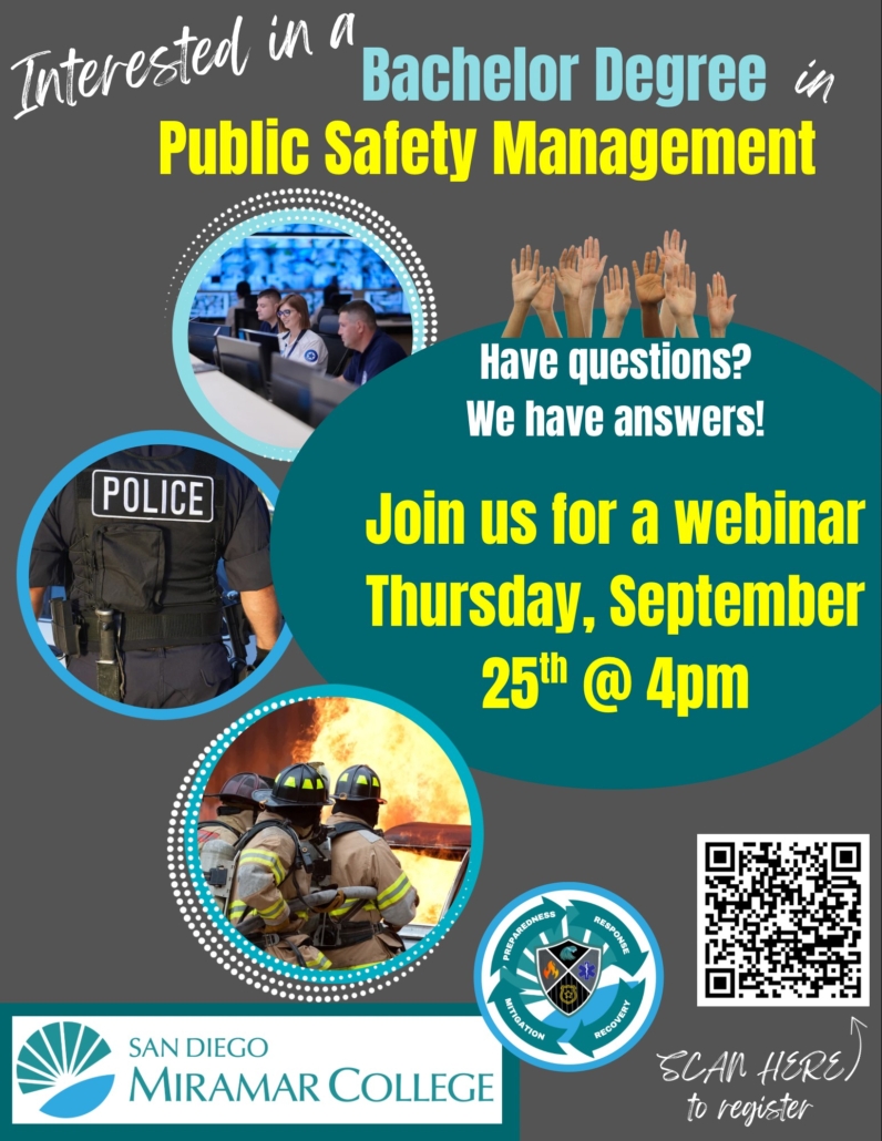 Bachelor Degree Miramar California Fire Technology Directors